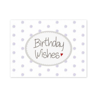 Mea Living - Postkarte Birthday Wishes - DIN A6