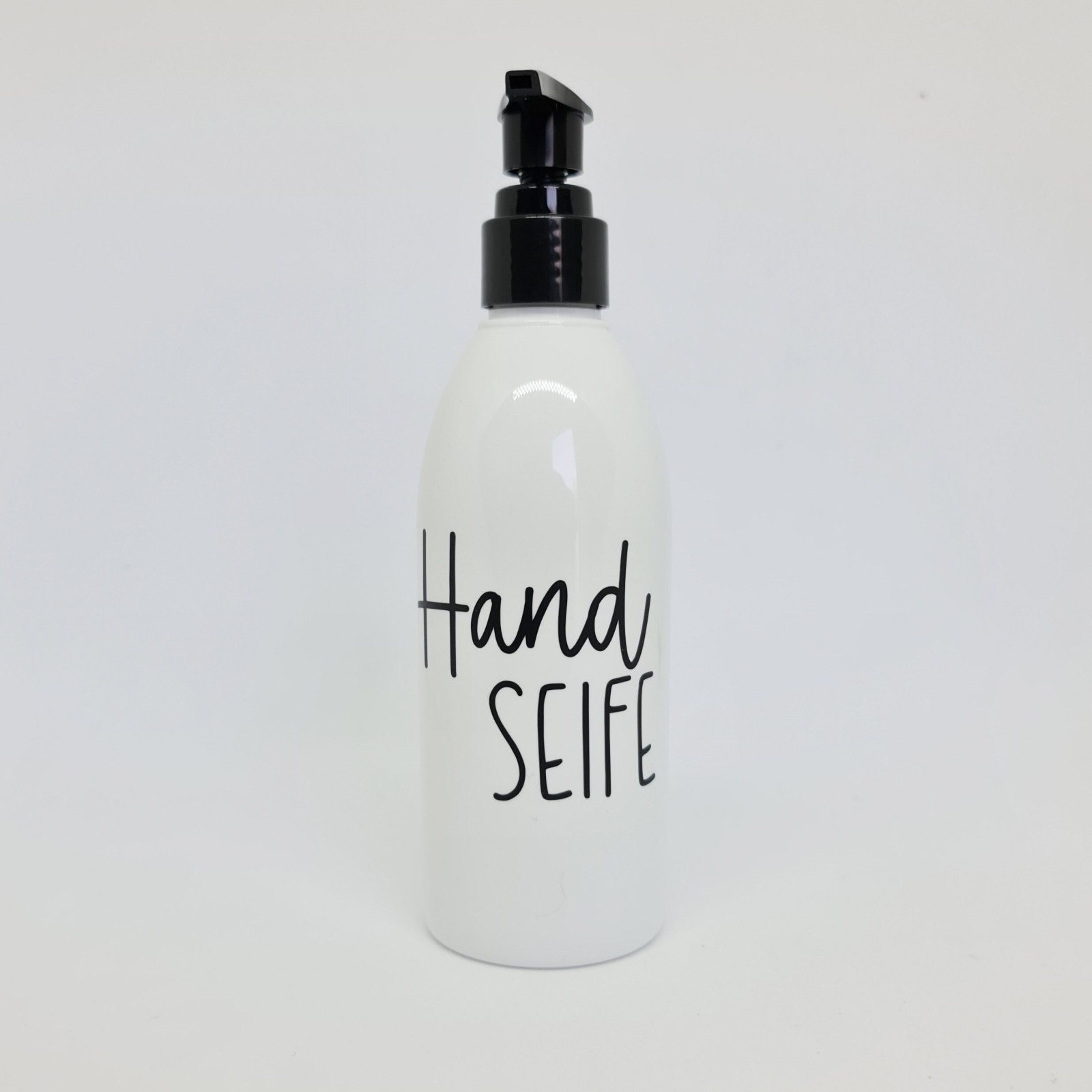 Seifenspender für Spülmittel Handseife Body Lotion und Hand Creme - weiß - PET - Plastik -