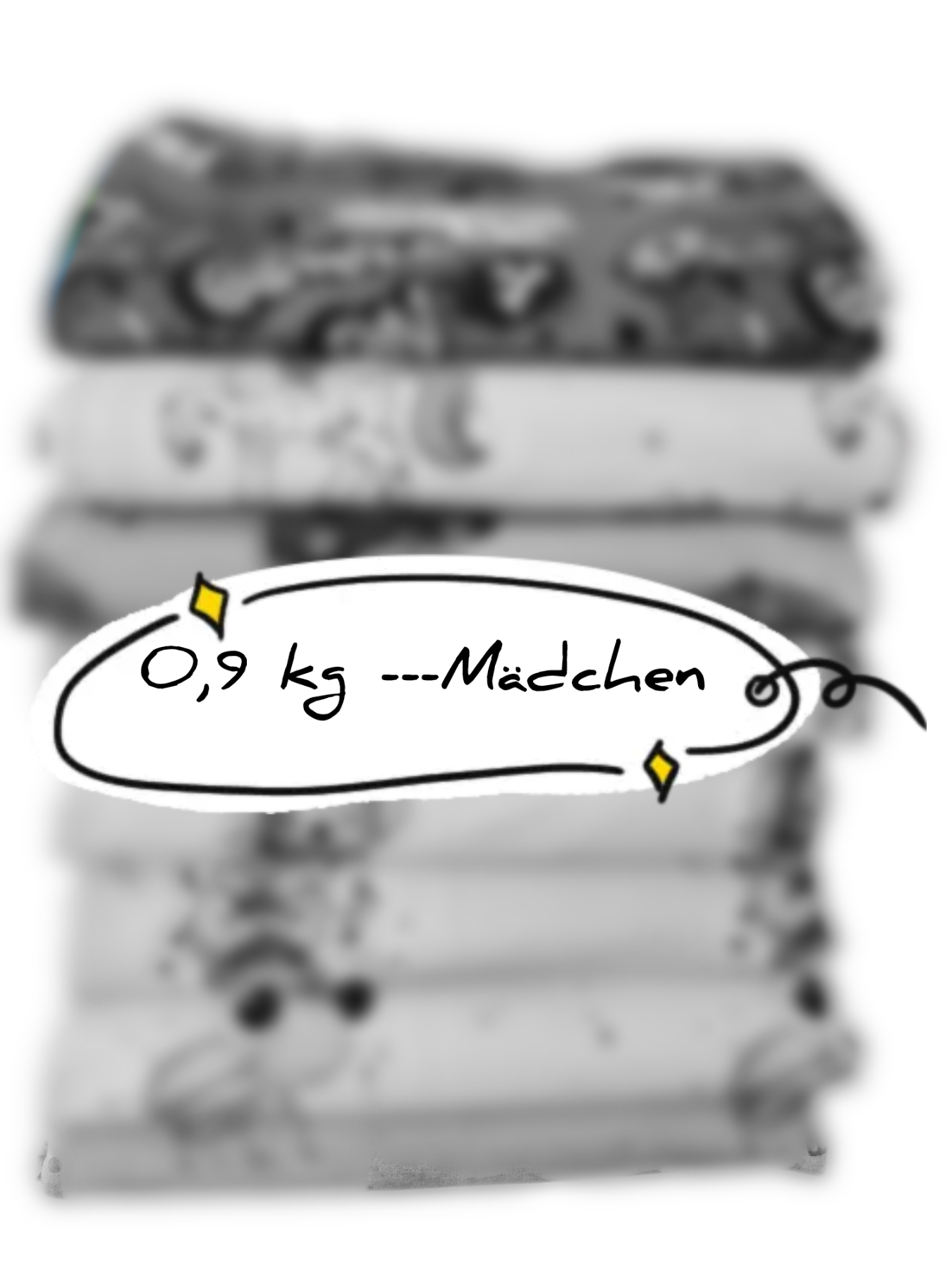 0,9kg Mädchen