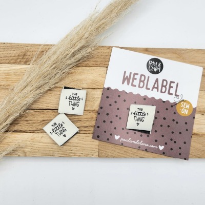 Weblabel - the little thing - ohne Verpackung