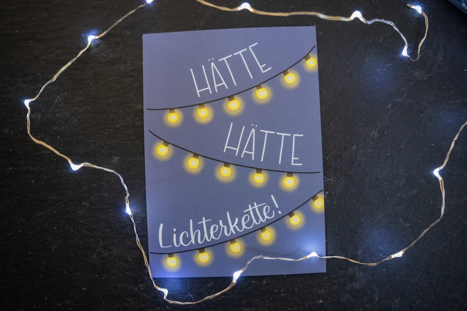 Hätte hätte, Lichterkette