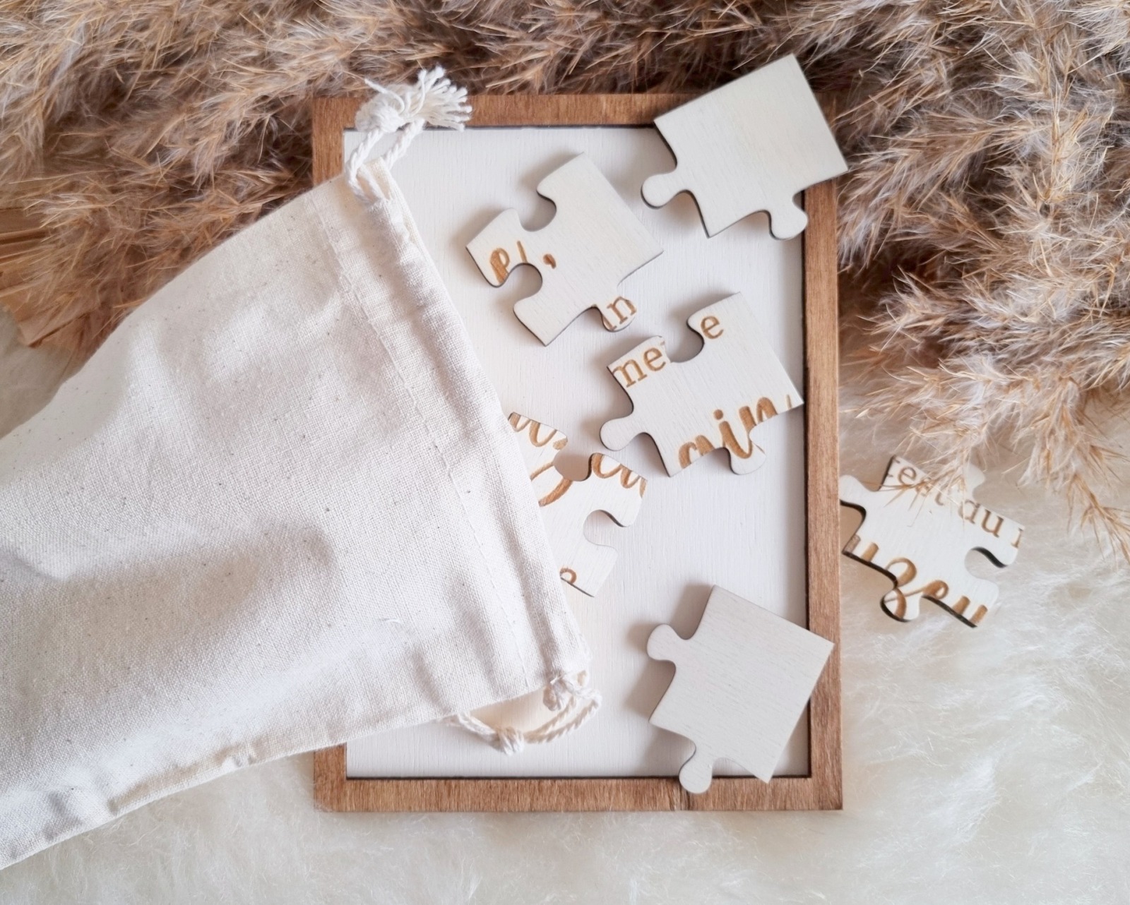 Exklusive Pappelholz Puzzlekarte - Einzigartige Art, Deine Trauzeugin oder Brautjungfer zu fragen 8