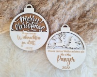 Personalisierte, individuelle Weihnachtsornamente für eine einzigartige Weihnachtsbaumdekoration 3