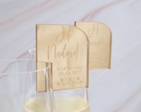 personalisierbare &amp; edle Glasmarkierer aus Spiegelacryl für Deine perfekte Hochzeitsfeier 10