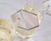 Glasmarkierer aus Spiegelacryl - Edel, modern und das perfekte Gastgeschenk für Deine Feier 11