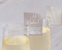 personalisierbare &amp; edle Glasmarkierer aus Spiegelacryl für Deine perfekte Hochzeitsfeier 6