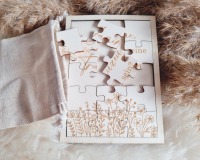 Exklusive Pappelholz Puzzlekarte - Einzigartige Art, Deine Trauzeugin oder Brautjungfer zu fragen 3