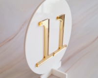 Stilvolle Tischnummern für Deine Hochzeitstafel 4