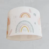 kinderzimmer Lampe Lampenschirm regenbogen stern mädchen modern skandinavisch Muster modern