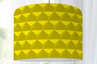 Lampenschirm Dreieck Muster grafisch gelb 4