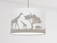 Lampe kinderzimmer Jungel Tiere Baumwolle lampenschirm 2