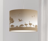 Lampe kinderzimmer Jungel Tiere Baumwolle lampenschirm