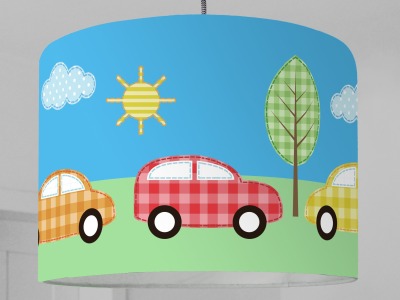 Lampenschirm Autos für Kinder und Babys