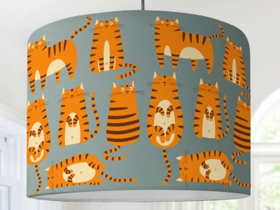 Stehlampe Katzen Katzenlampe Deckenlampe Hängelampe Wohnzimmer Küchenlampe Lampenschirm Baby