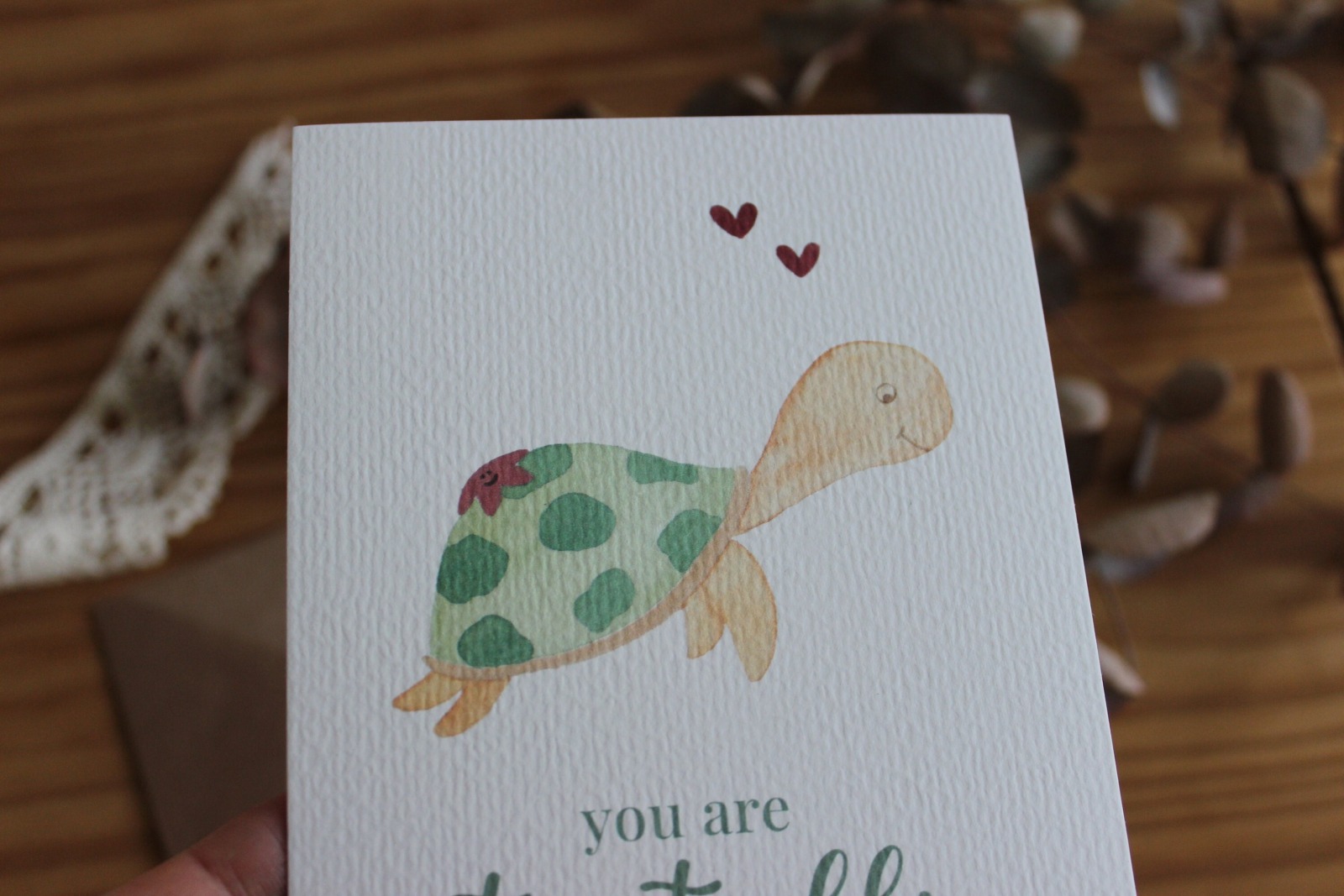 Postkarte You are turtally awesome- Valentinstag 3