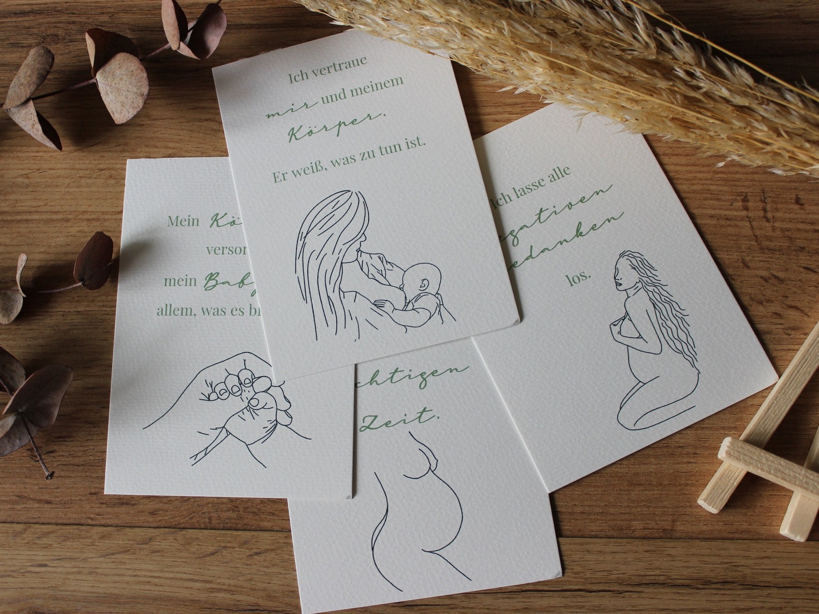 Affirmationskarten für Geburt und Schwangerschaft 3