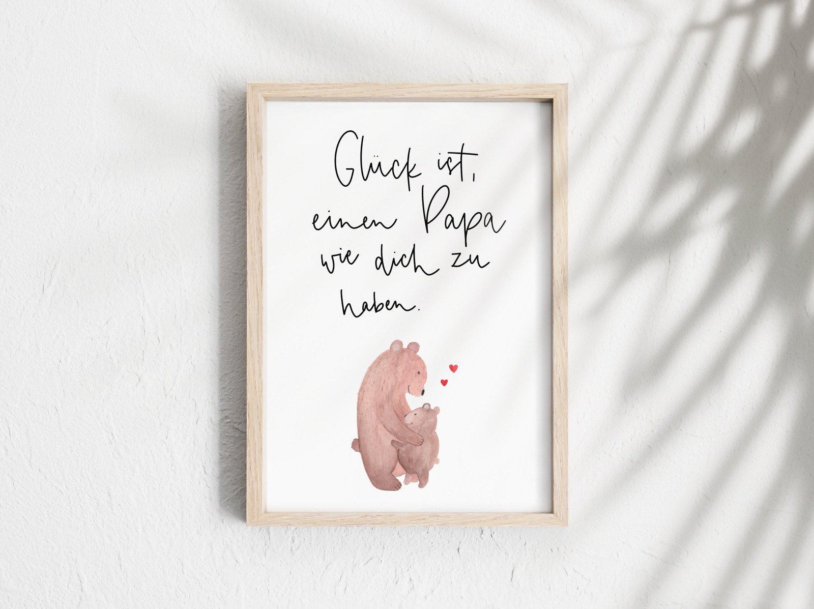 Vatertagsgeschenk Poster Papa - personalisiert