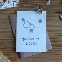 Valentinskarte Serotonin - Jahrestag