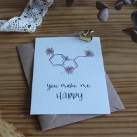 Valentinskarte Serotonin - Jahrestag 2