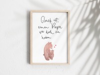 Postkarte für Papas mit Bären 6