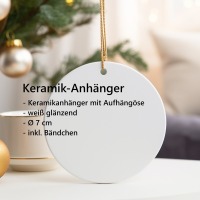 Weihnachtsanhänger Eigenheim Einzug , Weihnachtskugel personalisiert Einzugsgeschenk 3