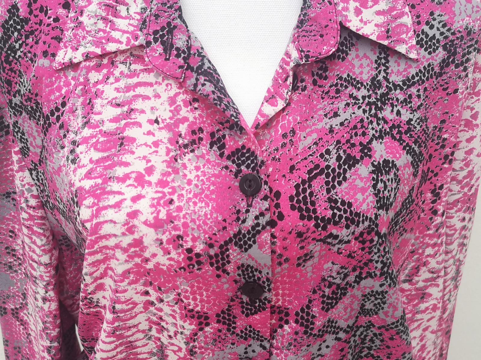 pinke Vintage Bluse, Oversize