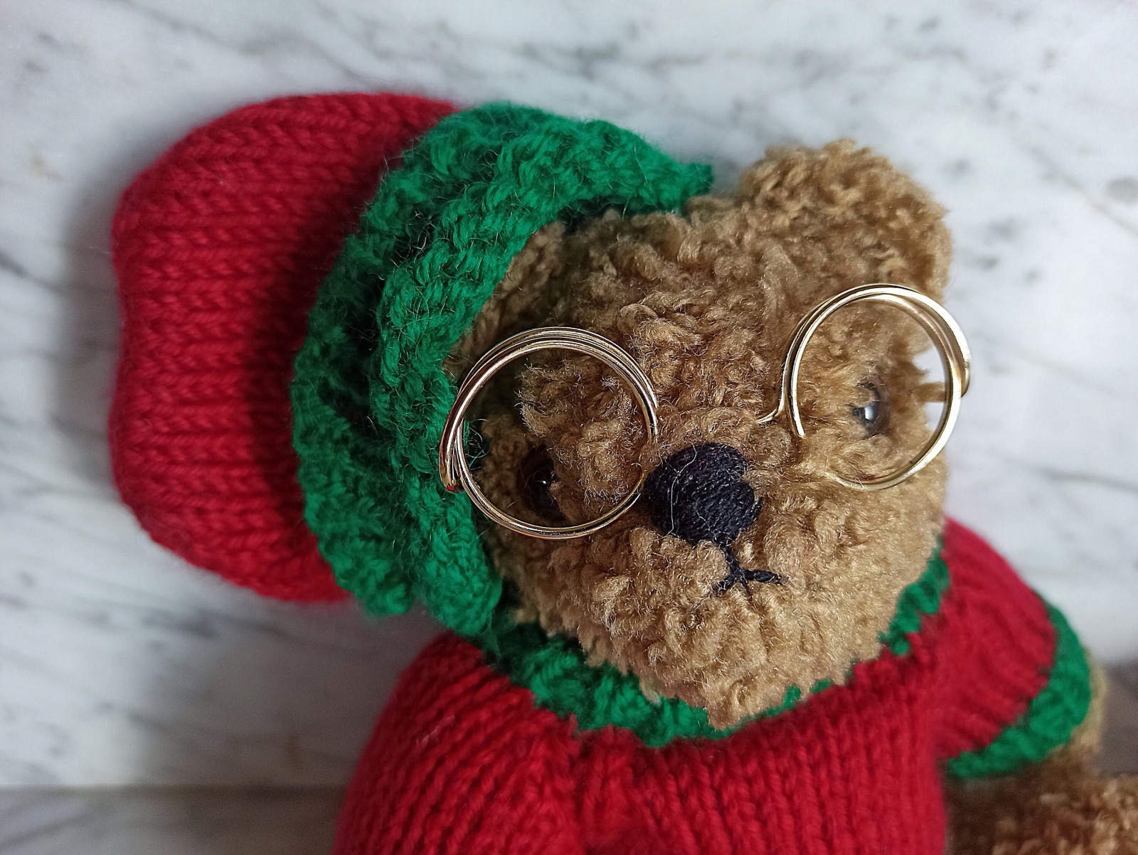Teddy / 90er Jahre Sammlerteddy / Teddybär mit Brille / teddy Bär / Bärensammlung 5