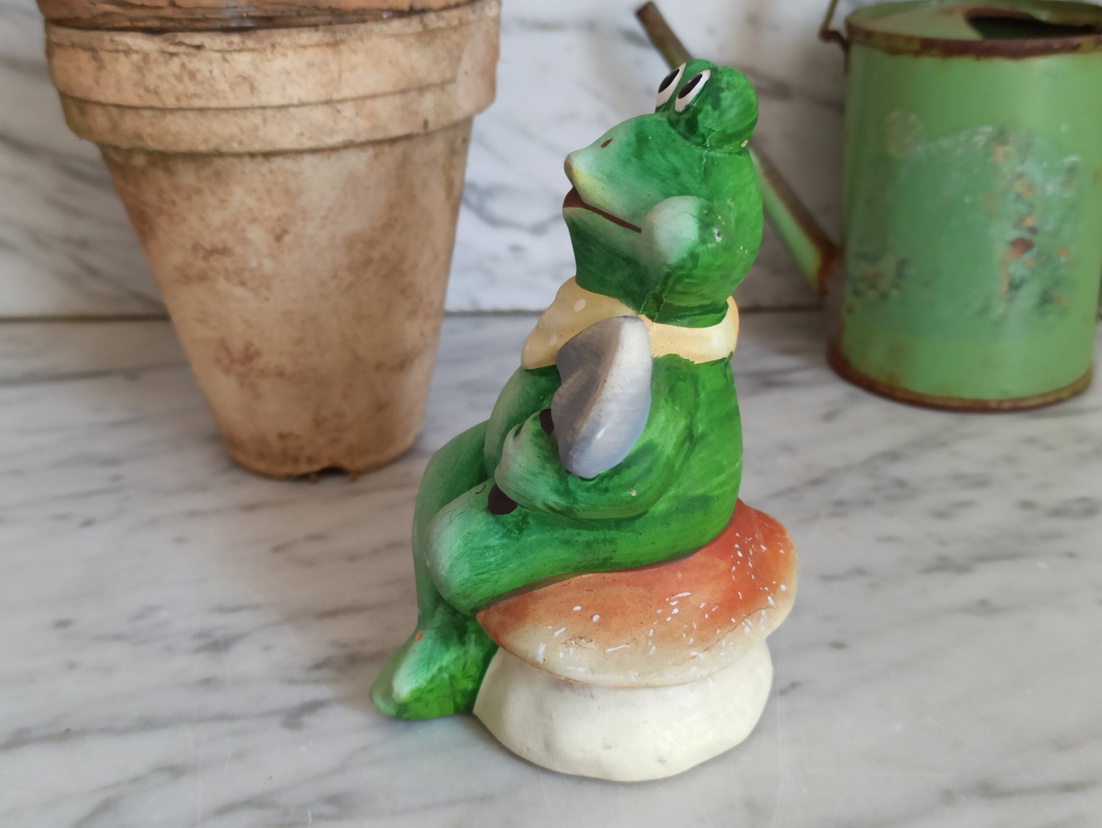 Frosch - Gartendekoration - Kitsch - Keramik Figur 3