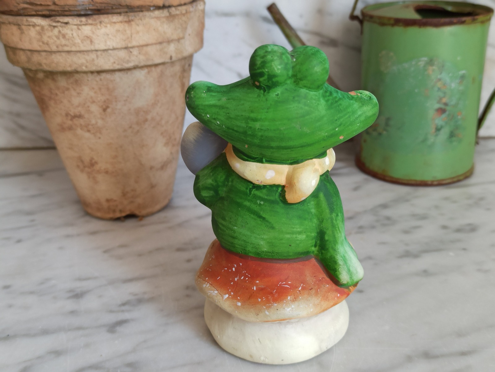 Frosch - Gartendekoration - Kitsch - Keramik Figur 4