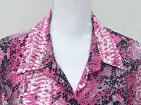 pinke Vintage Bluse, Oversize 2