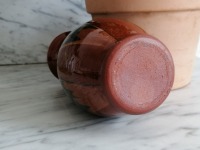 Retro Vase / Mid Century - Erdtöne / Sammlervase / Laufglasur 5