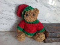 Teddy / 90er Jahre Sammlerteddy / Teddybär mit Brille / teddy Bär / Bärensammlung