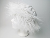 Warme weiße Wintermütze / Mütze 3