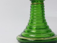 Vintage Römerglas mit grünen Strasssteinen