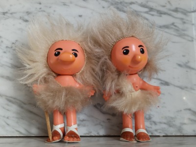 Adam und Eva - DDR Spielzeug - 2 Vintage Puppen - Kultfiguren der 1970er Jahre