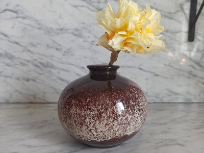 Vintage Vase - Kugelvase - mid century - DDR Keramik