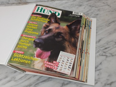 12 x Zeitschrift Partner Hund - Ausgabe 1 / 1999 bis 12 / 1999