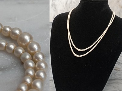 Vintage Perlenkette - 60er Jahre Schmuck