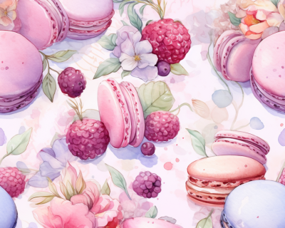 Berry Macarons