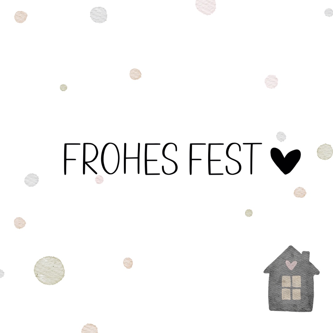 Holzstempel Frohes Fest