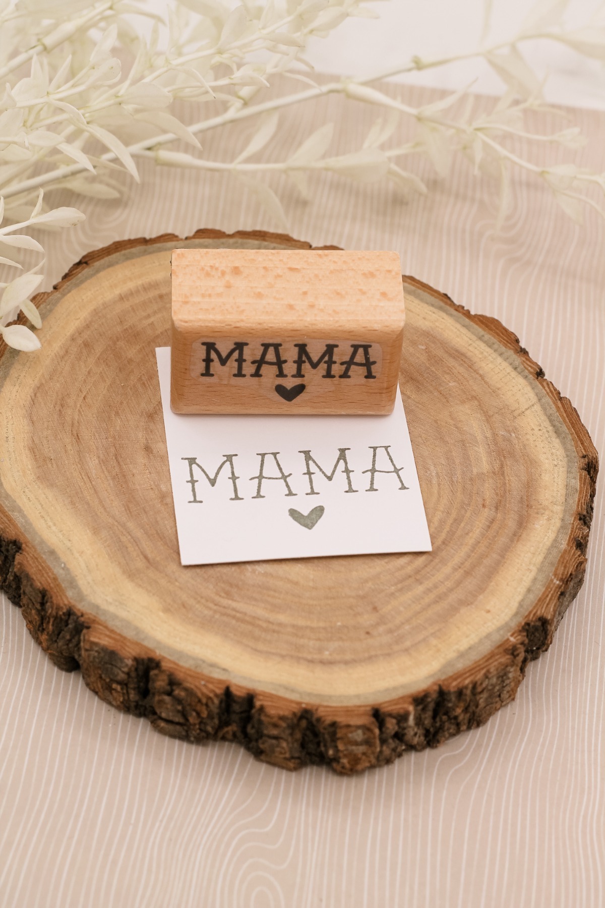 Holzstempel Mama 2