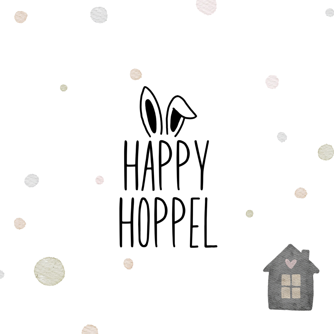 Holzstempel Happy Hoppel 2