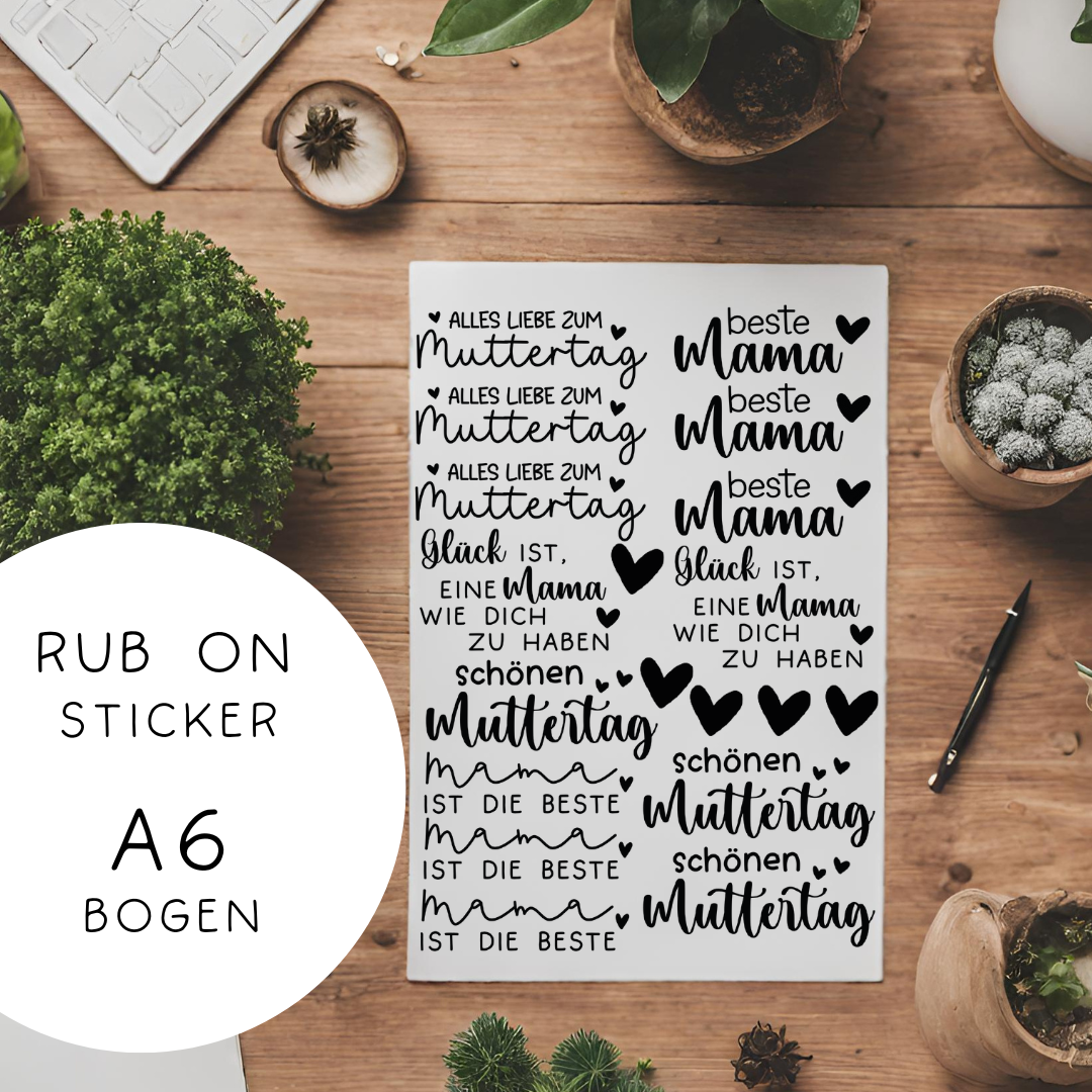 RubOn Sticker - Muttertag 2 A6