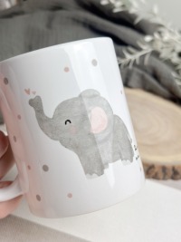 Keramiktasse Elefant 2