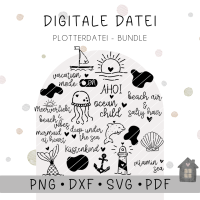 Plotter-/Laserdatei Meerliebe - Bundle