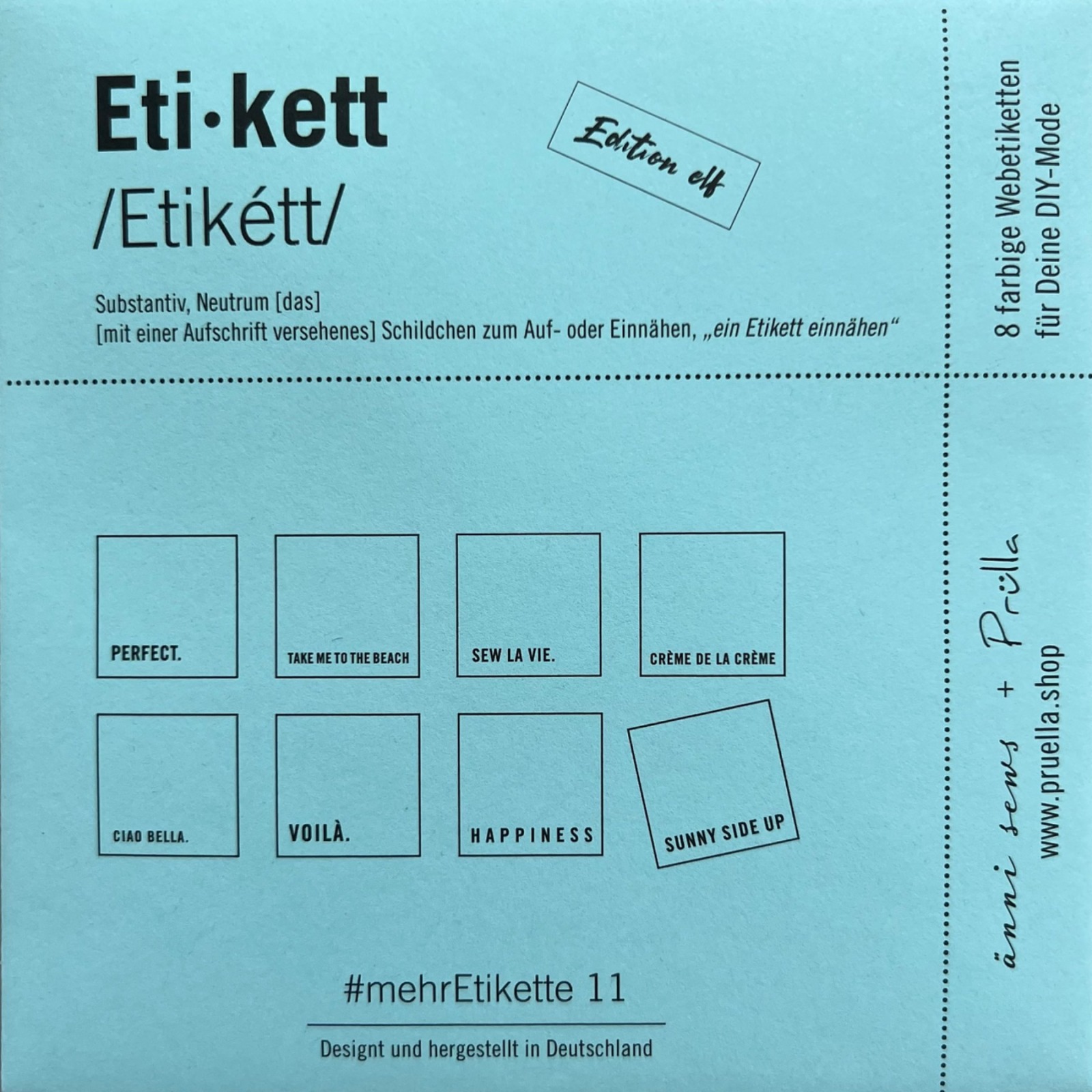 mehrEtikette 11.Edition Summer, von Ännisews und Prülla 8