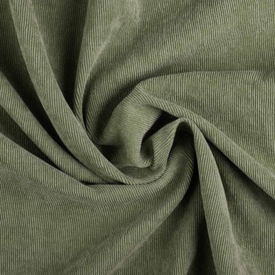 Babycord elastisch, Cordstoff Ökotex Standard 100 - olivgrün, ab 10 cm