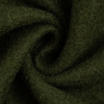 Wollwalk aus Schurwolle, Meterware, mulesingfrei, 100% Schurwolle - dunkelgrün, ab 10 cm