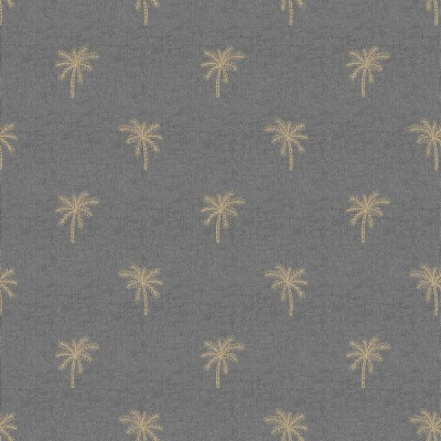 Jersey Stoff aus Baumwolle, Poppy Design, meliert mit Palmen, ab 50 cm