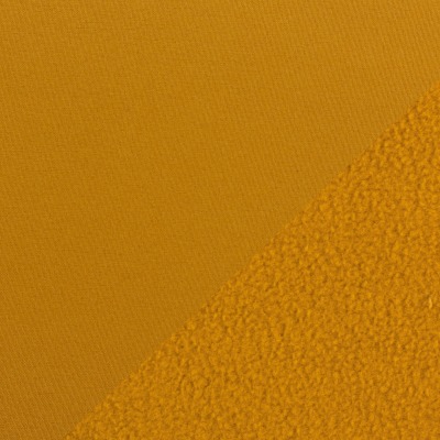 Softshell senfgelb, OekoTex Standard 100, PFC frei, ab 50 cm